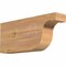 Ekena Millwork Del Monte Smooth Rafter Tail, Western Red Cedar, 3 1/2"W x 8"H x 18"L RFT04X08X18DEL00SWR - alternate 1